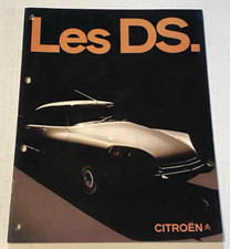 Notice Commerciale CITROEN les DS dont Cabriolet  - 1971 - Bel Etat.