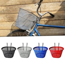 Panier avant de vélo pliant 30,5 x 24,5 x 20,5 cm pour adultes, adolescents