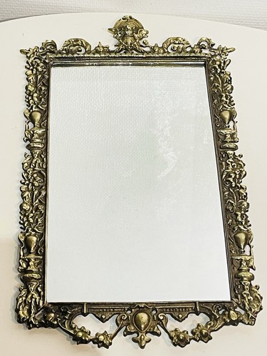 Miroir bronze doré à - doré,