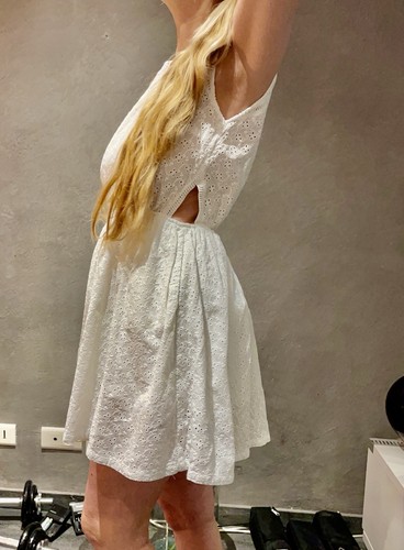 Robe blanche s - 36,