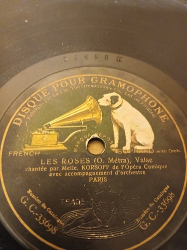 Disque 78t korsoff - disque,