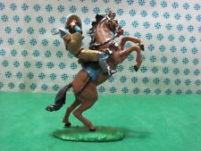 Vintage - NORMANNO En Bataille Avec Clava 70 Mm. - Hausser Elastolin 8880