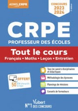 CRPE Professeur des écoles - Tout le cours - Concours 2023-2024