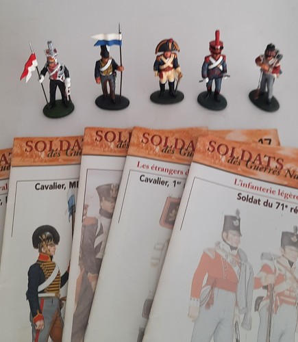 Lot soldats en plomb - de, 5