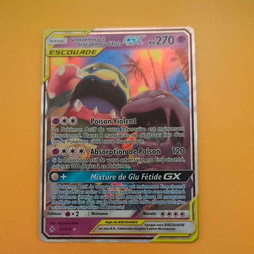 Carte pokemon grotadmorv - carte, et