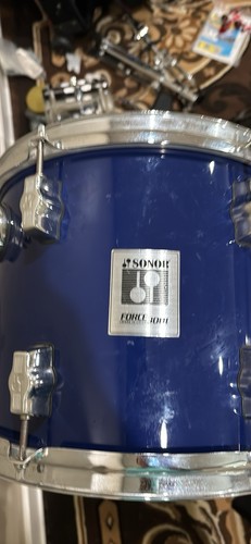 Sonor 3001 blue tom drum - sonor,