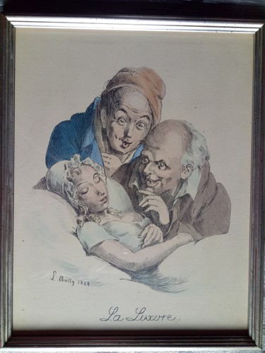 Tableau boilly xixème - ,