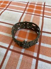 Ancien bracelet oriental argent ? Bijou ethnique jonc 