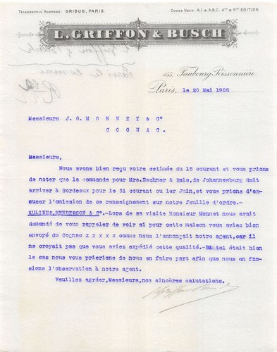 1905 griffon busch a paris - &,