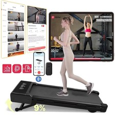 Tapis roulant pliable 3.0HP avec inclinaison 9% écran LCD  APP fitness maison