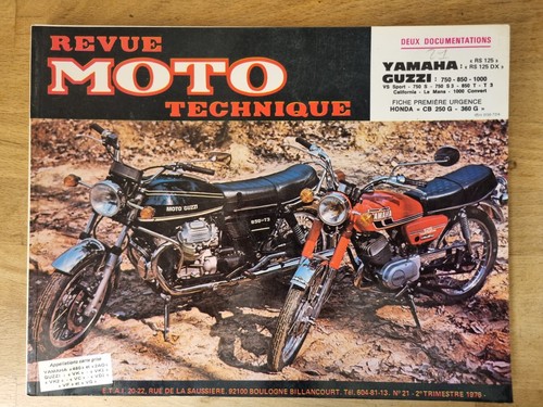 Revue technique moto 21 - technique,