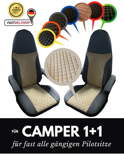 Housses siège camping car - 2x,