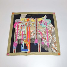 Hermes Multicolor Silk Selle