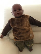 MANNEQUIN GRANS POUPON  60 cm METIS / NOIR / AFRICAIN presentation vetements