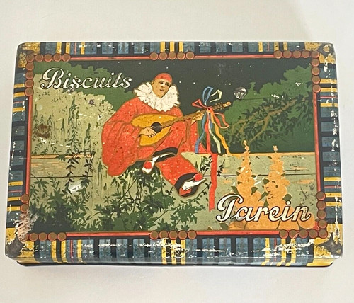 Old advertising box canvas - box,