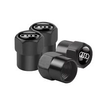 Bouchon de valve chromé Audi noir