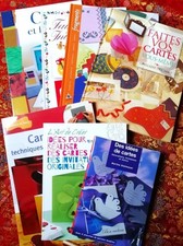 Lot 7 livres Faites vos cartes, invitations, faire-part, techniques et créations