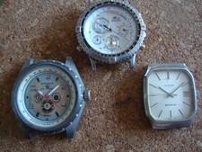 Lot de 3 montres LOTUS - AURORE - SPIRIT - pour remise en état