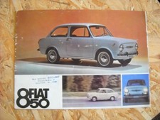 BROCHURE CATALOGUE FIAT 850 S