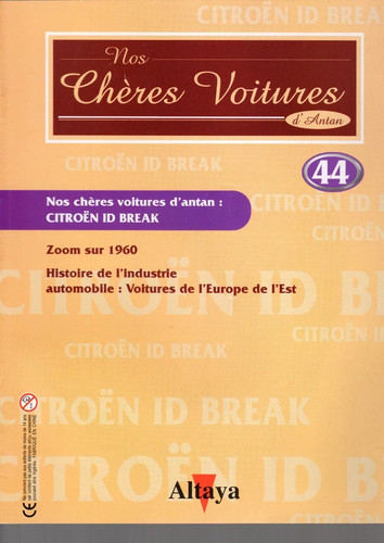 Fascicule nos cheres voitures - fascicule,