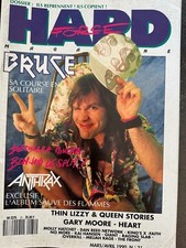 Magazine Hard Force n°31, Bruce Dickinson, Anthrax, Gary Moore, Thin Lizzy