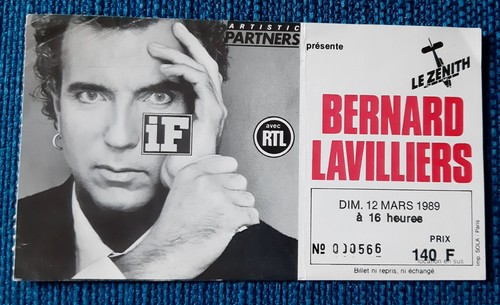 Ticket billet place concert - ticket,