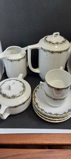 11pieces/Set service à café thé/suisse langenthal porcelaine/tasse Théière Bol 
