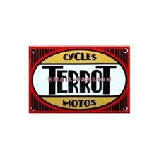 Plaque émaillée : TERROT