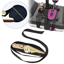 Sangle d'arrimage à cliquet pour remorques, camions, boucle souple,