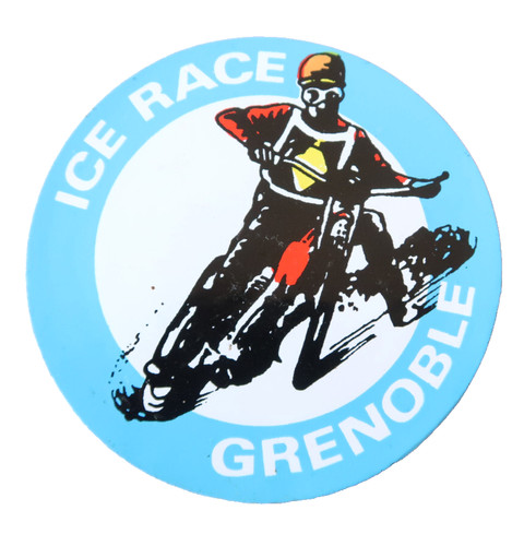 Autocollant moto ice race - moto,