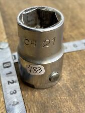 N. 783 outil ancien douille  Sam  C H 21  Carré 1/2 Pouce