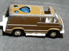 Vintage TootsieToy California Van 4” Made in U.S.A. Gold retro Van 70's Cool