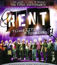 Tracie Thoms Renée Elise Goldsberry SIGNED RENT Live on Broadway Blu-ray DVD COA