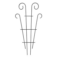 Cage sur pied �� fleurs en m��tal pour soutenir les plantes dans votre jardin ou