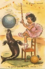 Germaine BOURET carte postale