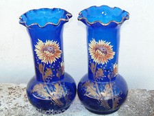 -LEGRAS 2  VASES VERRE