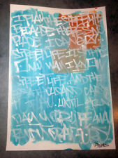 Peinture unique signée -