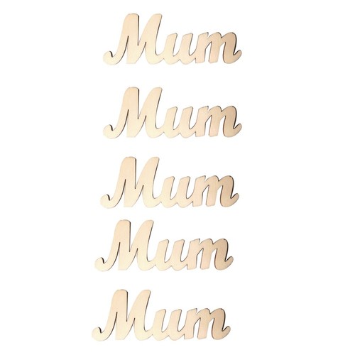 5pcs maman morceau bois - 5pcs,