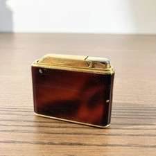 Briquet vintage Colibri S23 écaille brune – Design compact 1970 – Collection