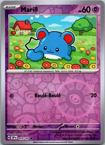 Carte pokémon marill - carte,
