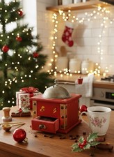 Moulin A Café Vintage Rouge