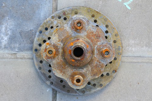 Moyeu avec disque pour - , quad