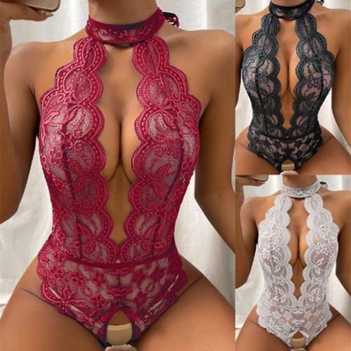 Body lingerie rouge dentelle - rouge,
