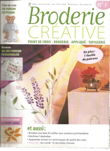Broderie creative grappe - n°01,