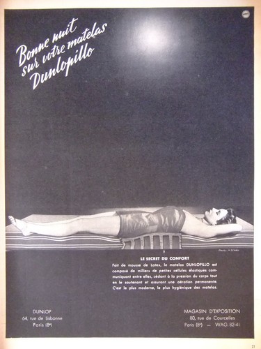 Publicité dunlopillo - dunlopillo, le