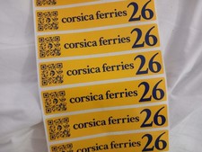 1 AUTOCOLLANT ORIGINAL CORSICA
