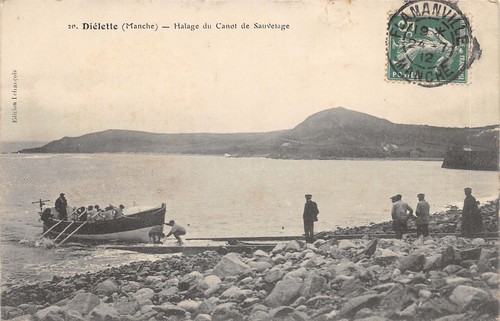 Dielette halage canot de - canot,