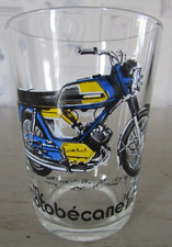 Verre de collection Shell Motobécane DC 125 Hauteur 8,5 cm ø au buvant 6 cm