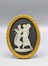BELLE PLAQUE MEDAILLON BISCUIT