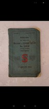 Manuel original Singer 15K80 (1933) – Notice d’utilisation machine à coudre...